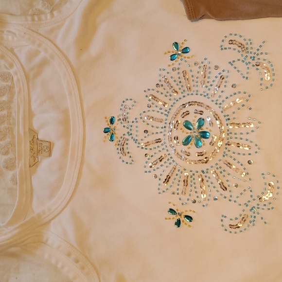 Two Lady Hathaway and one Ricky tank top with beads - Picture 2 of 4